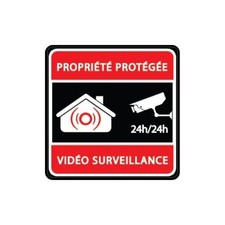 Autocollant carré propriété
