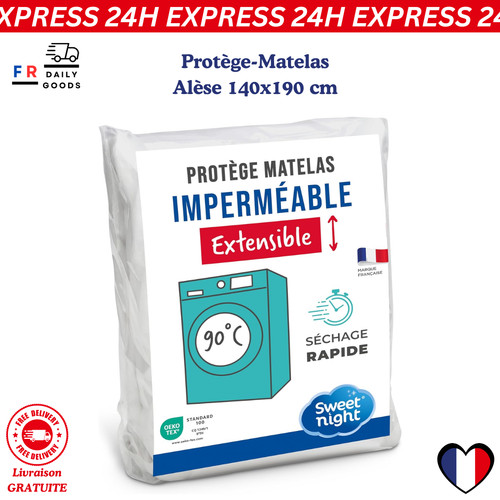 Protège matelas 140x190cm - protège,
