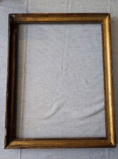old Louis XV frame gilded foliage 49 cm x 38 cm patinated frame painting painting