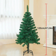 Sapin de Noël Artificiel 120 cm – Aiguilles PVC pour Animaux – Pliable et Durabl