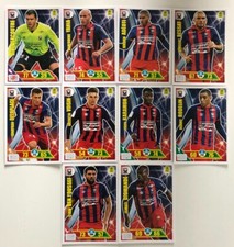 LOT 10 PLAYERS CAEN FOOTBALL SEASON 2017 - 2018 PANINI ADRENALYN CARDS
