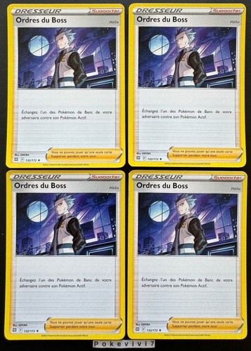 Lot cartes pokemon - 4, ordres