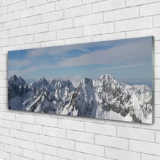 Tableau mural Image sur Plexiglas® 125x50 Paysage Montagnes
