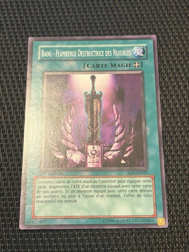Carte baou flamberge - carte, yu-gi-oh