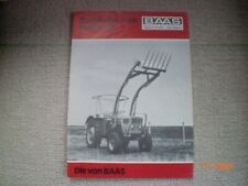 DEUTZ 5206 BAAS LOADER / TRACTOR ADVERTISING BROCHURE IN GERMAN