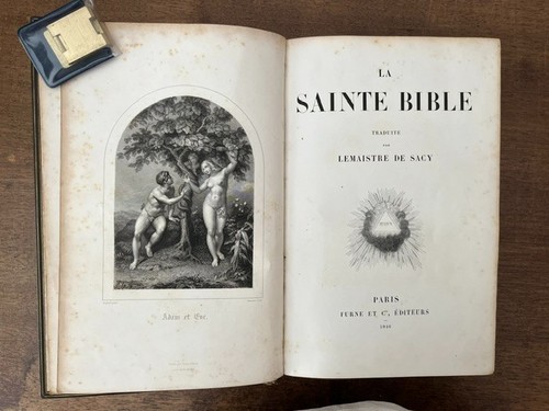 Ancienne bible la sainte - la,