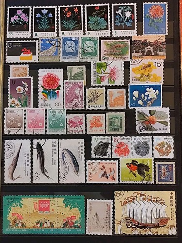 Timbres chine joli - ***timbres,