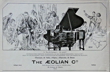 PRESS ADVERTISEMENT 1926 LE PIANOLA PIANO DUO-ELECTRIC ART - THE AEOLIAN