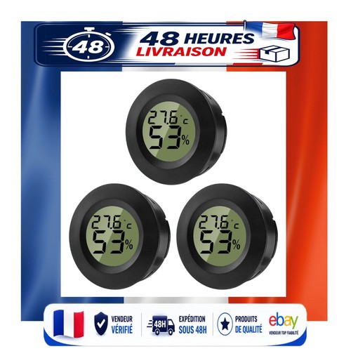 Hygromètre numérique rond - , 3