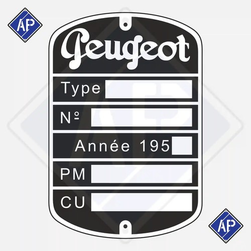 Plaque cadre triporteur - plaque,