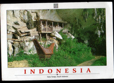 South SULAWEST (INDONESIA) VILLA in 2000...traveled with beautiful BIRD stamp