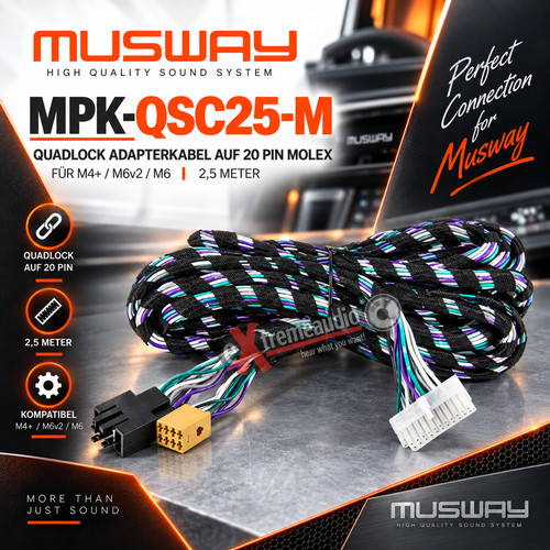 Musway mpk qsc25 plug play - plug, &