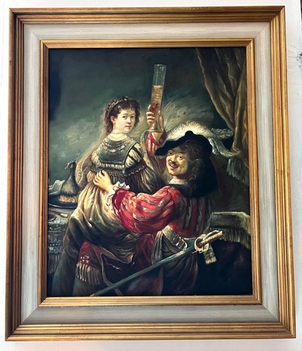 Grand tableau huile sur - tableau,