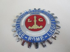 Rally Liège Rome Liège 1958 BADGE