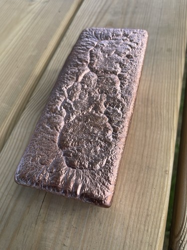 Lingot artisanal cuivre - artisanal, pur