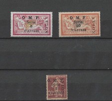Syria French Occupation 1921  Avion set Sc#C7-C9.