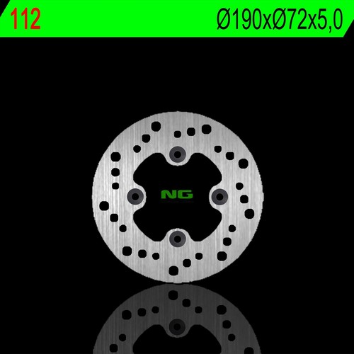 Disque frein avant - ng,