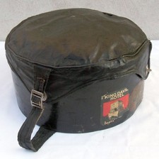 HAT BOX - CARDBOARD & CANVAS - STORAGE - ANTIQUE - VINTAGE