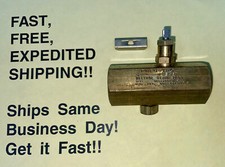 Pneu-Trol F25B Brass Flow Control w/Knob; FREE SAME DAY EXPEDITED SHIPPING!