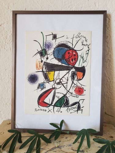 Lithographie originale joan - lithographie,