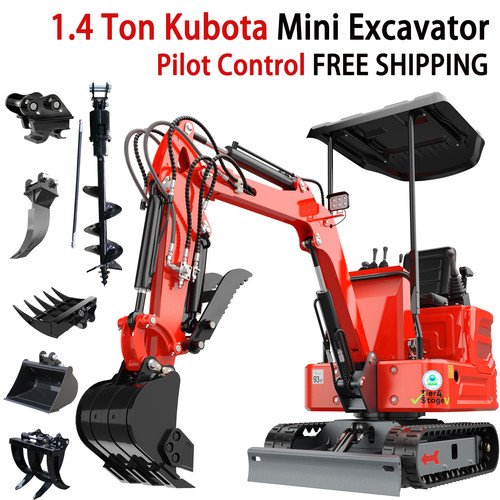 Ton mini excavator kubota - 1.4,