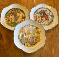 3 assiettes murales en