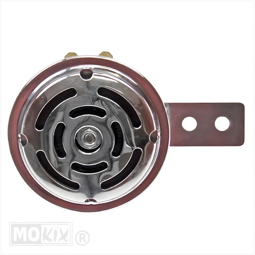 Klaxon 70mm chrome - 6v,