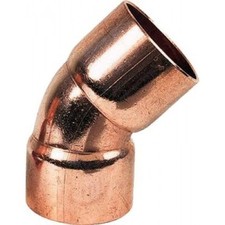 10 X coude cuivre 45° F/F