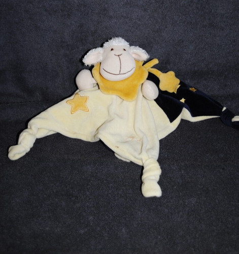 Doudou plat mouton - plat, beige