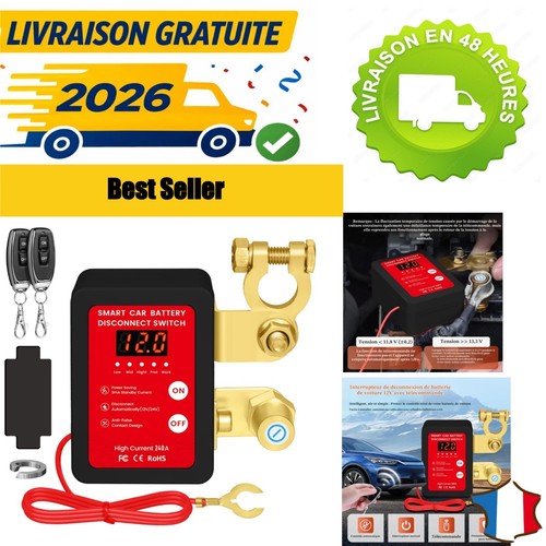 Coupe batterie 12v 240a - coupe-batterie,