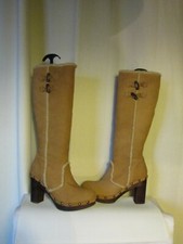 bottes fourrées  cuir de