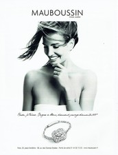 advertising 117 2012 Mauboussin artist jeweler ring white gold di