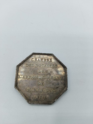 Médaille octogonale argent - médaille,