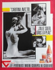 Press Advertising: GAYELORD HAUSER 1986 CAROTINE Drink and Tablets
