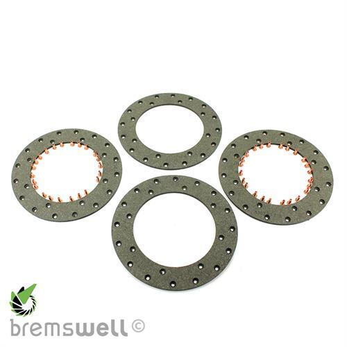 Jeu plaquettes frein - plaquettes,