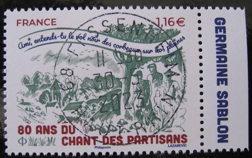 Timbre france 2023 chant - timbre,