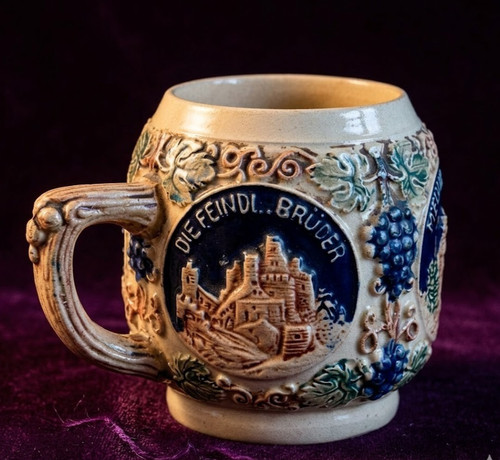Chope bière grès - à, en