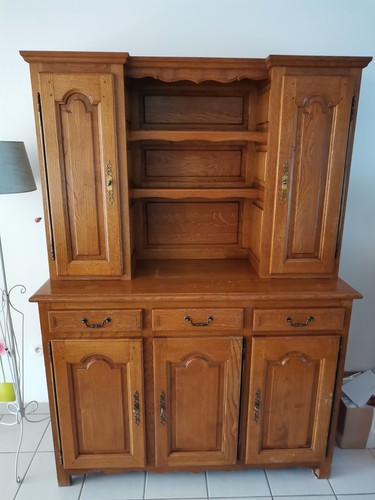 Buffet vaisselier chêne - buffet, vaisselier,