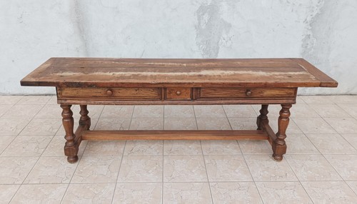 Table ferme noyer - table, de
