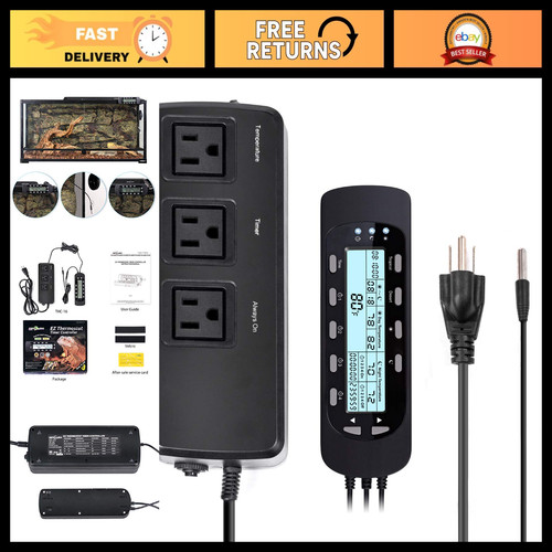 Digital reptile thermostat - digital,