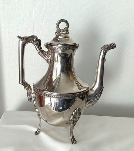 Cafetière métal argenté