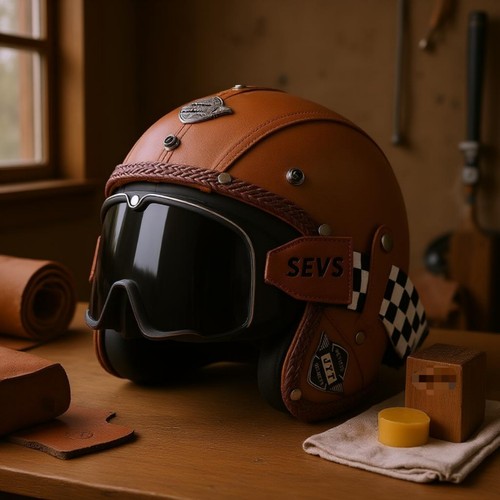 Casque rivets décoratifs - casque, 3/4