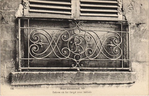 Cpa paris rue - paris,