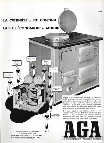 Publicite cuisiniere aga - publicite,