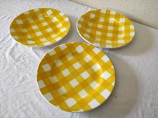 3 Anciennes Assiettes plates