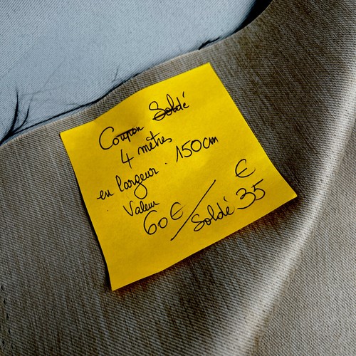 Coupon doublure rideau - coupon,