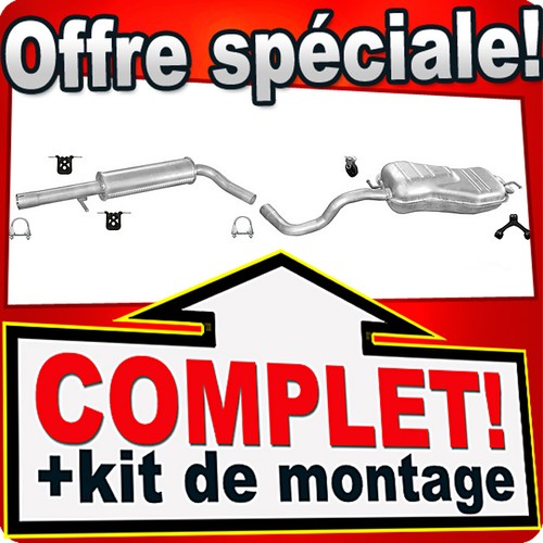 échappement pour golf iv - pour, vw