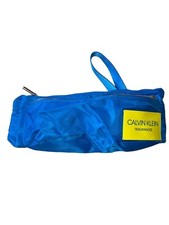 Calvin Klein Fragrances Logo Fanny Pack Belt Hip Sack Bum Bag Blue Neon Yellow