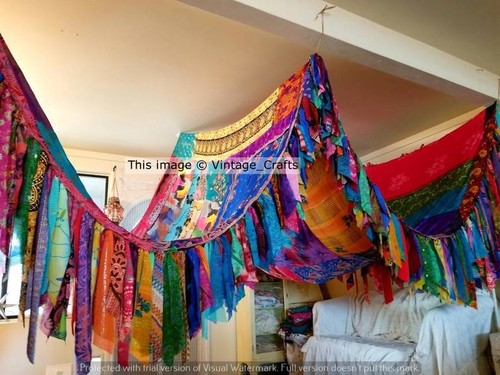 Sari indien vintage - , soie