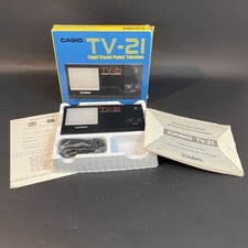 Casio TV-21  Pocket LCD Television Portable U/VHF working.